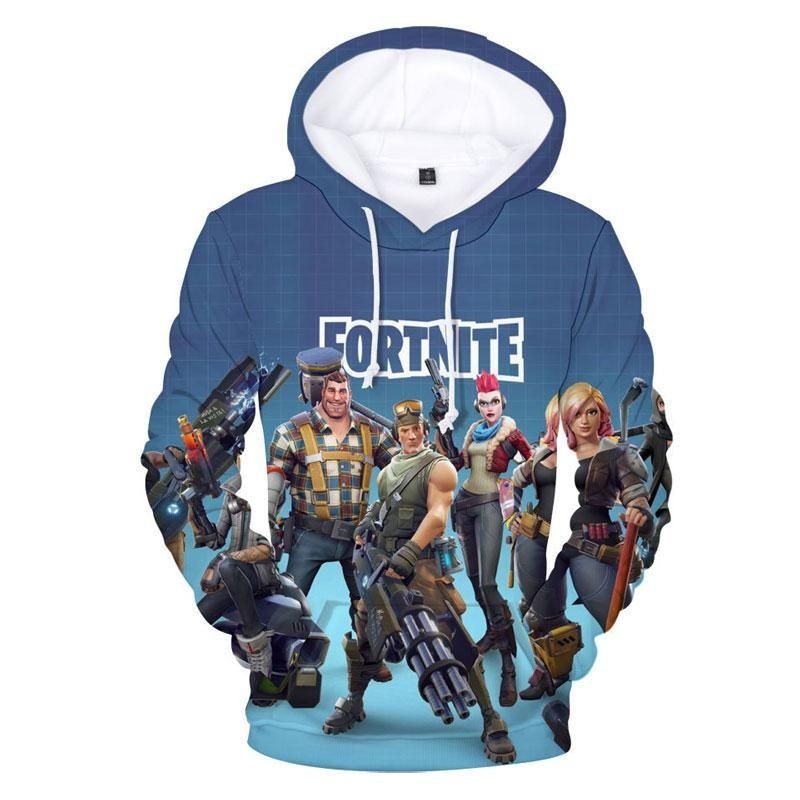 Youth Fortnite Print 3D All Over Print Hoodie
