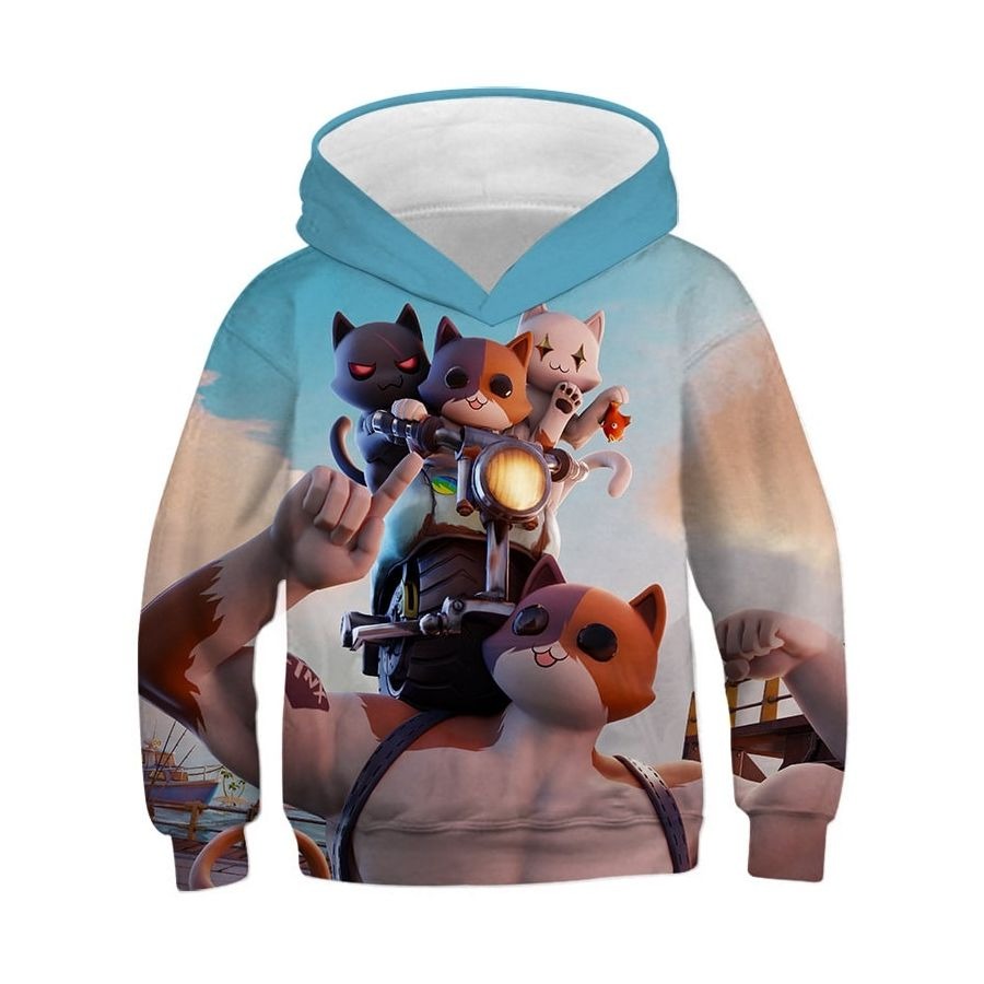 Funny Fortnite 3D Printed Hoodie