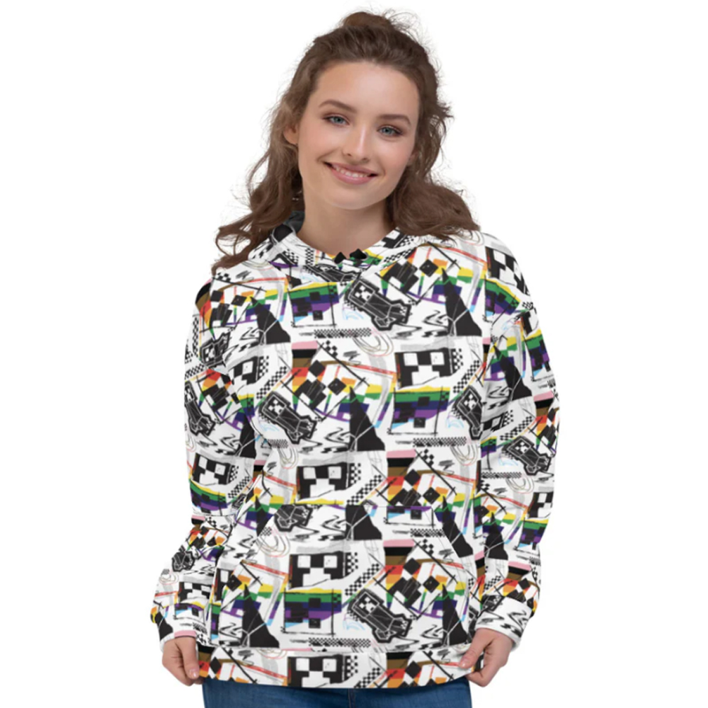 Minecraft Rainbow Adult 3D Hoodie